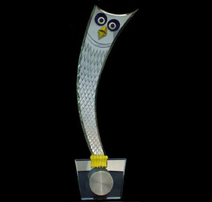 Eule als Lampe